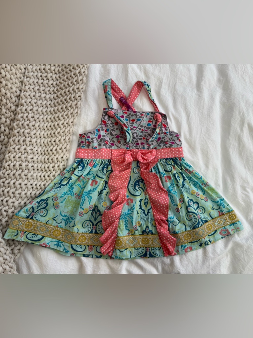 Pre-loved Matilda Jane knot top size 4*****call out****